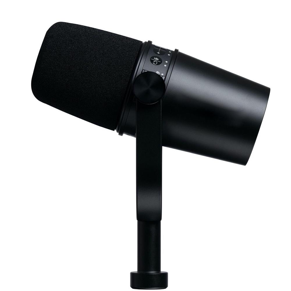 Microfono Portatile MV7X USB XLR per Podcast Riduzione Rumore per Podcasting Registrazione Live Streaming Uscita Cuffie Integrata Tutto Metallo NERO Microfono Dinamico