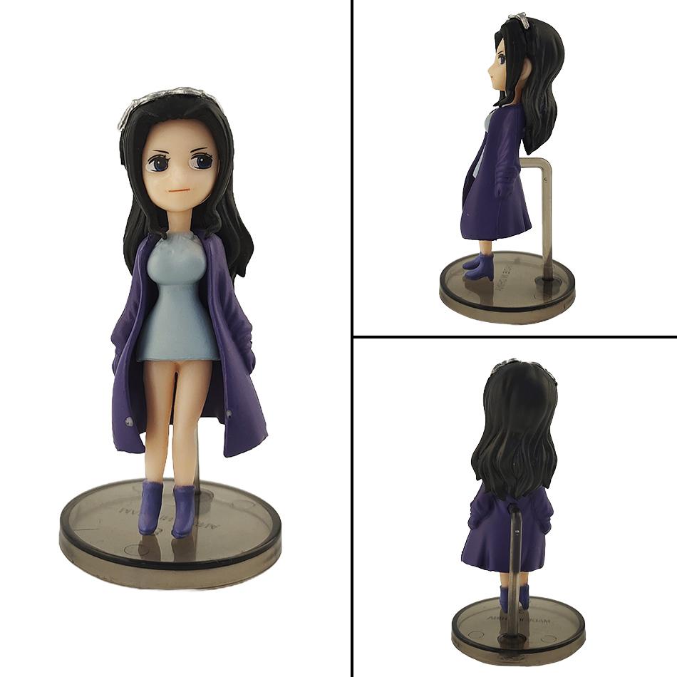 6pcs/set Anime One Piece Figures PVC Action Model Dolls Figure Toys Cute Luffy Nami Zoro Collection Brinquedos Full Set