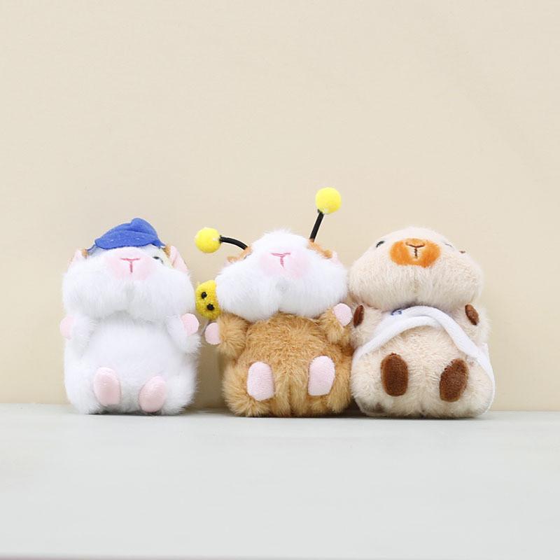 Hamster Cute Little Capybara Keychain Cartoon Girl Backpack Decorative Pendant