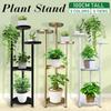 5 Layer Flower Pot Stand Plant Garden Rack Steel Shelf Indoor Outdoor Balcony Ladder Pot Plant Rack