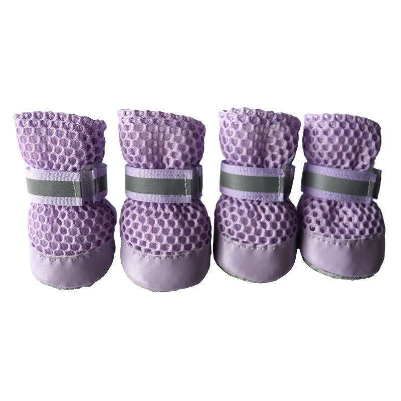 4PCS Shoes Breathable - Wear-Resistant Dog Outdoor Boots For Small Medium Dogs Cats Puppy Pet Accessories