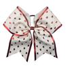 Valentine's Day Heart Bow Cheerleader Elastic Hair Tie for Kids