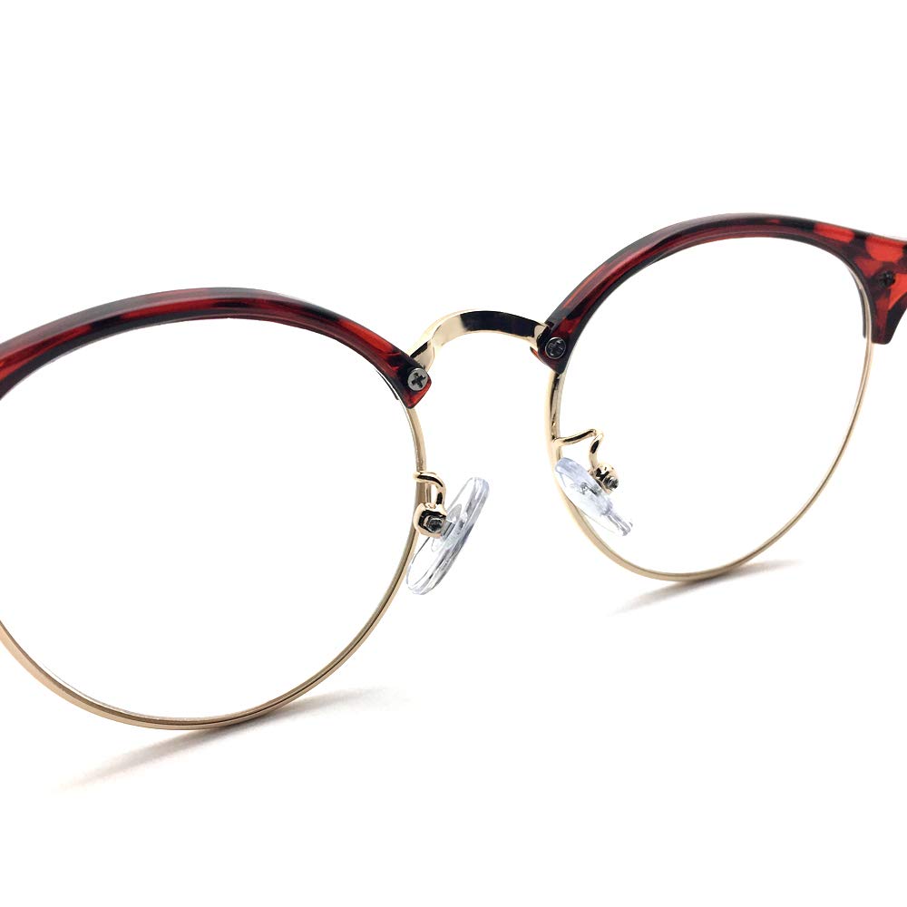 [DESIGN EYEWEAR] CLASSIC BOSTON SIRMONT BROW SUNGLASSES (Classic Boston Sirmont Brow Sunglasses) TortoiseshellGOLD × CLEAR
