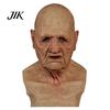 Unique Halloween Cosplay Prop Old Man Masque for Adults Realistic Latex Elderly Human Full Head Horror Game Cover with Lifelike Wrinkle Masquerade