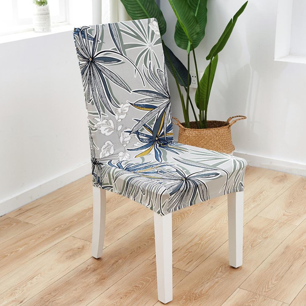 Stretchable Dustproof Chair Cover Fits Hotel Dining Chairs Office Chairs with Tight Fit Elastic Design for Home