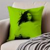 Bold Pop British Singer CCharli XCX Cushion Cover Pillowcase Antidustmite Invisible Zipper Short Plush Sofa Cushion