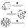 Hollow Storage Basket Large Capacity Vegetable Fruit Snack Holder  for Bathroom Kitchen