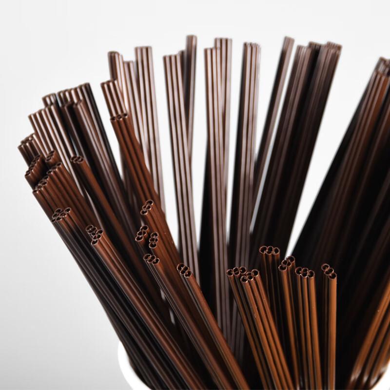 Disposable Three-Hole Coffee Straws