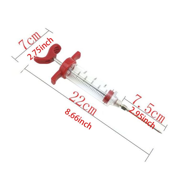 BBQ Meat Syringes Marinade Poultry Turkey Chicken Flavor Syringes Cooking Sauce Injection Tool