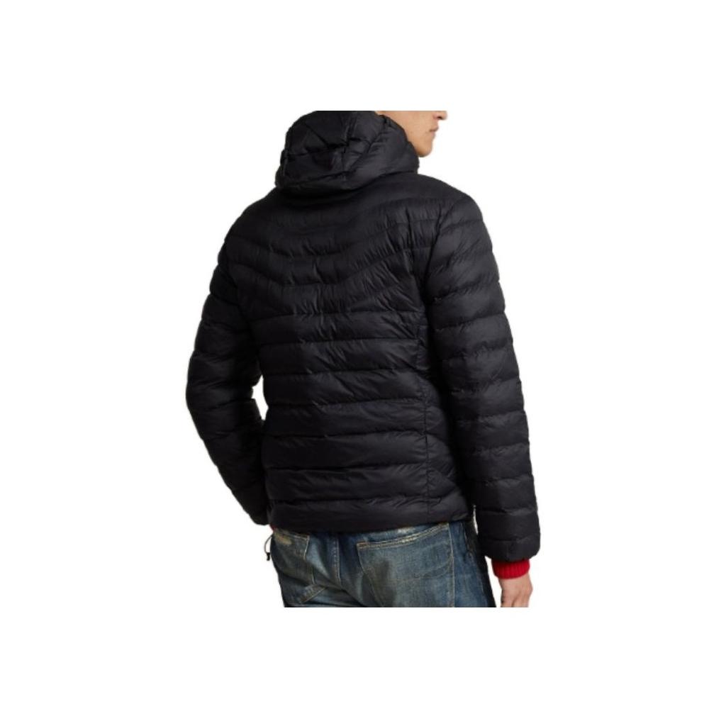 Polo Ralph Lauren Solid Color Hooded Jacket Men Jackets Black 710920283-002