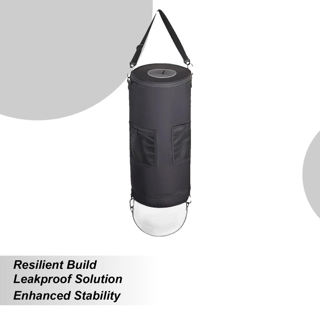 Boat Garbage Can Portable Pontoon Boat Trash Bag Foldable Marine Garbage Holder For Boating Car Interior RV Camping Outdoors