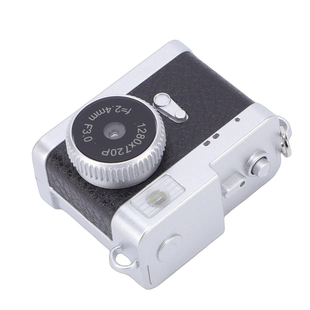 Keychain Camera Tiny Retro Digital Camera with LED Light Filters for Teenagers Adults Photography Beginners Travel