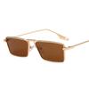 New Stylish Fashion Sunglasses Rectangle Shape Metal Frame Women's Sunglasses Outdoor Anti-glare Sunglasses for Men High Quality