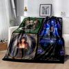 Gothic Style Blanket Ultra-Soft Perfect for Office Bedding Couch All-Season Use Playful Design Gifts For Family Or Friends