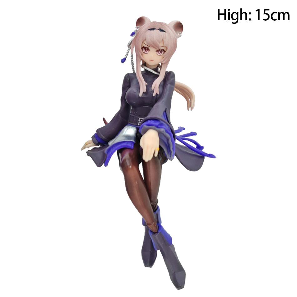 Game Arknights Lin Figure Sitting Noodle Stopper Anime Figure Action Figurine Model Collectible Ornaments Decoration Doll Toy