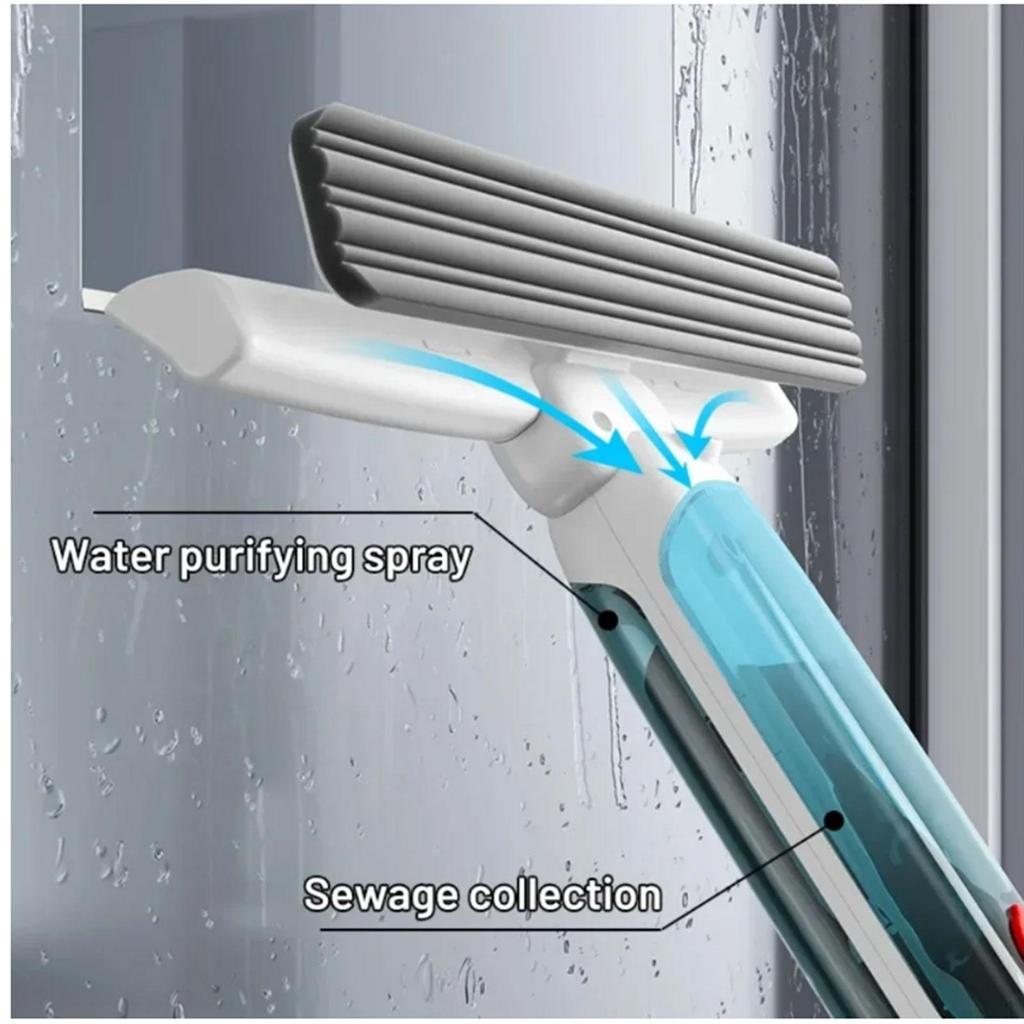 Telescopic Window Cleaning Sprayer with Squeegee for Mirrors And Showers