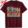 Divertente 40 Anni Vintage Febbraio 1986 Regalo 40° Compleanno Maglietta Uomo Abbigliamento Harajuku Streetwear Magliette Grafiche Unisex Top