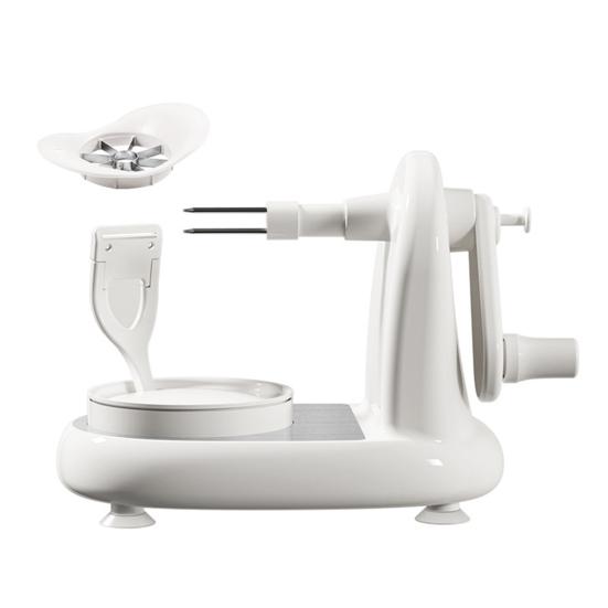 Fruit Peeler Slicer with Stainless Steel Blade Suction Base Ergonomic Handle Manual Rotating Vegetable Fruit Peeling Machine Kitchen Gadgets