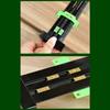 Metric/Inch Aluminum Limit Ruler Double Line Marking Ruler Multifunction Scribing Marking Ruler Measurement Tool