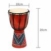 KINOKINO Djembe African Drum, Ethnic Percussion Instrument (Random Color, Approx. 10cm)
