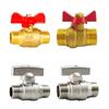 Premium Industrial Double Male Thread Ball Valves 1/2 Inch Or 3/4 Inch SuitableFor Home And Commercial Industry Plumbing