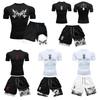 Trendiges Sport-Fitness-Zweiteiler-Set: Kurzarm-T-Shirt und Freizeit-Shorts