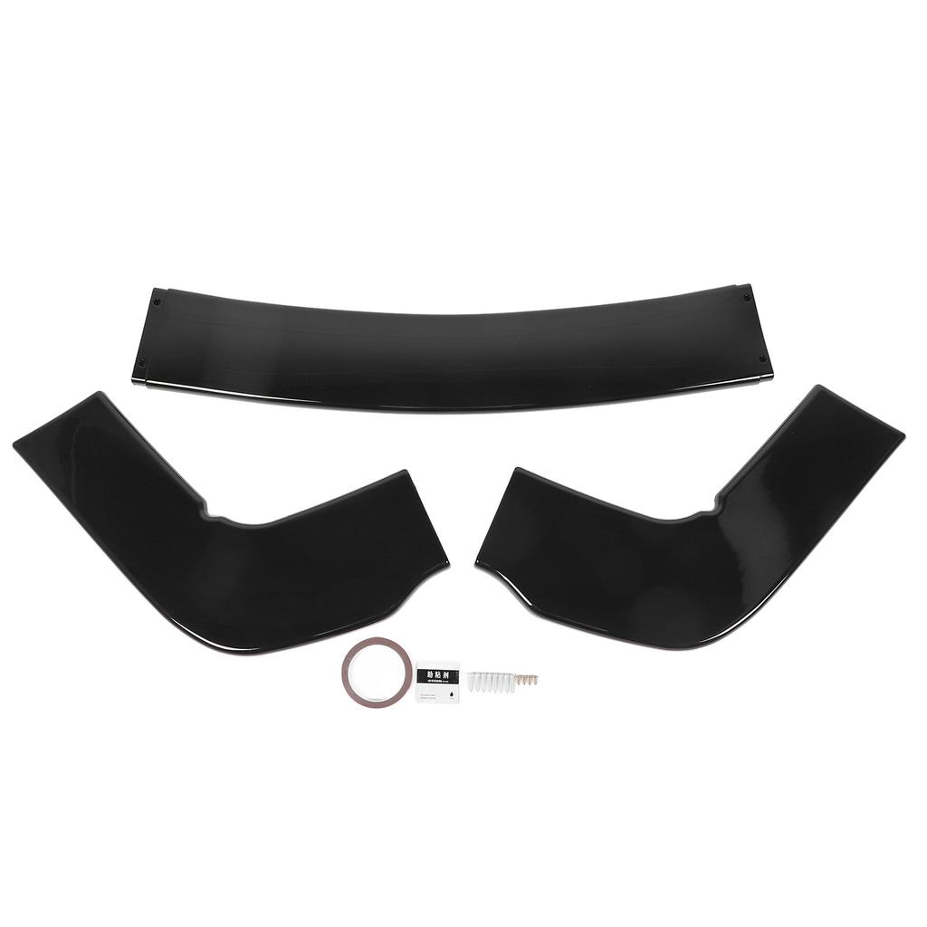 3PCS Front Bumper Lip Spoiler Kit Increased Stability Sporty Look for Hellcat All Models 2008 to