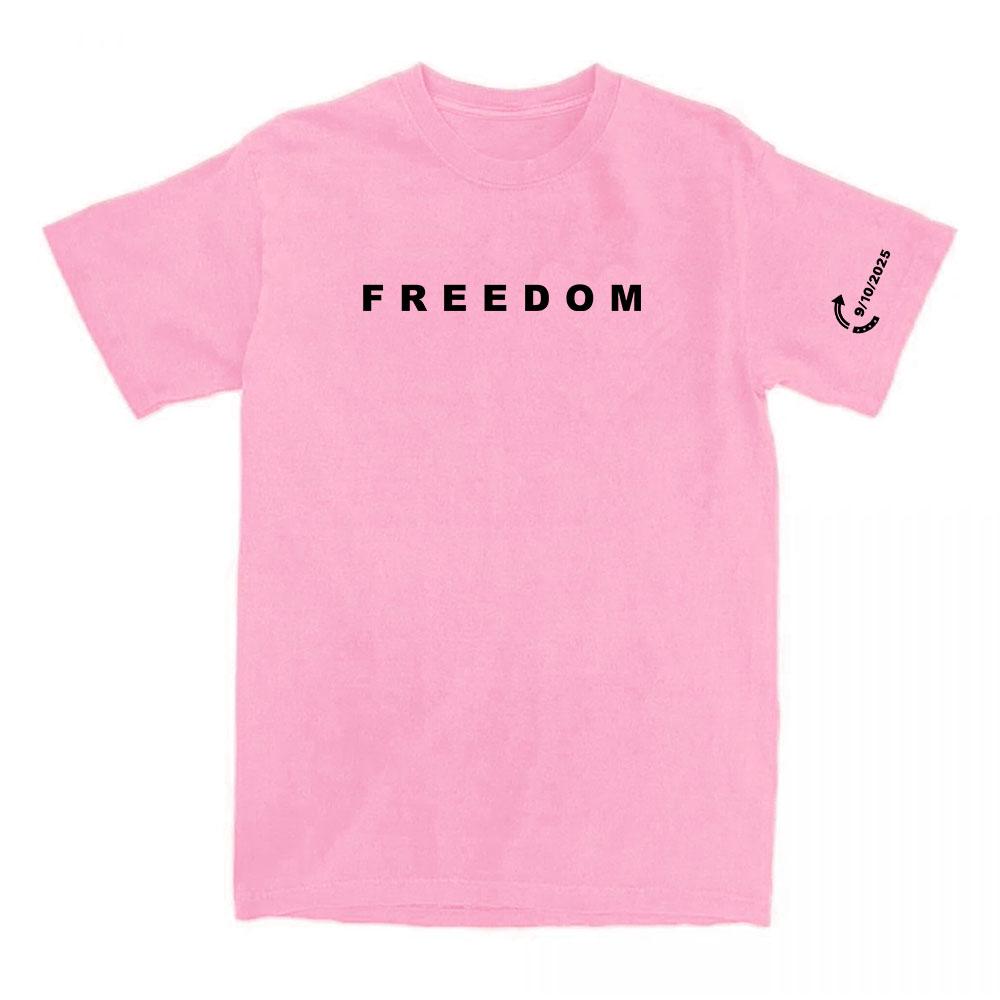 Freedom Tee Fashion American Charlie Kirk T-shirt Cotton Loose Women/Men Tshirts Casual O-neck Letter Printing Clothing