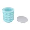 Ice Bucket Silicone Insulated Ice Cube Mold Double Ice Tray for Cocktail Cooling L 13.5x13.5x14cm /