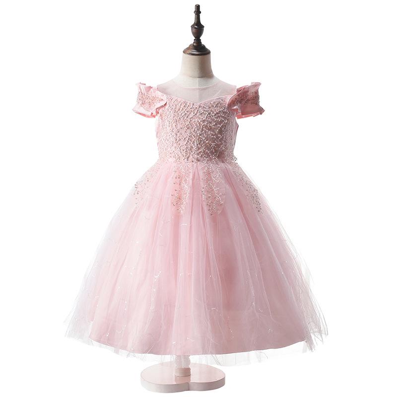 Girls' High-End Piano Performance & Birthday Princess Dress