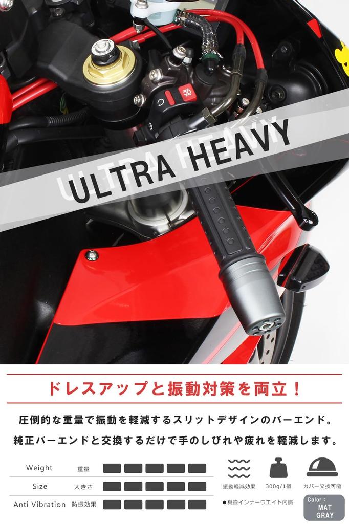 POSH FAITH Motorcycle Accessories Handlebar Ends Made In Japan Ultra Heavy Bar Ends M8 Type for Kawasaki Genuine Handlebars NINJA250 Z900RS