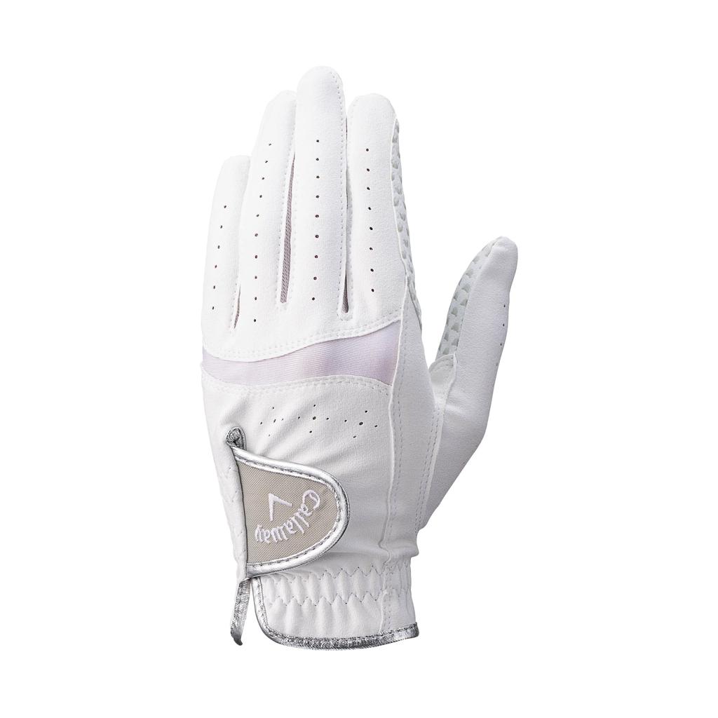 Callaway Gloves HYPER GRIP DUAL WMS WHT 19 25 (19cm for both hands) White Ladies