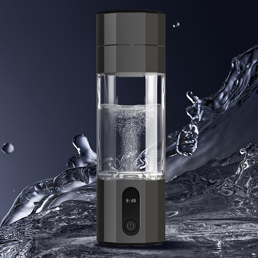 208 ml Przenośny kubek na wodę bogatą w wodór z regulacją na 2 poziomy, przenośny generator wody bogatej w wodór do biura, domu i podróży