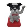 Dashboard Ornament Bobbling Head Toys Solar Powered Dancing Dog Solar Swing Dog Shaking Head Dolls
