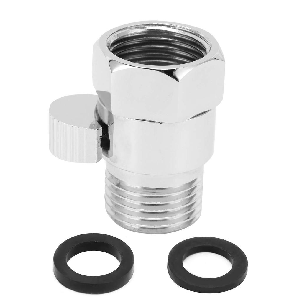 G1/2 Shower Stop Valve Water Flow Control Shut Off Valve with Lever Handle for Home