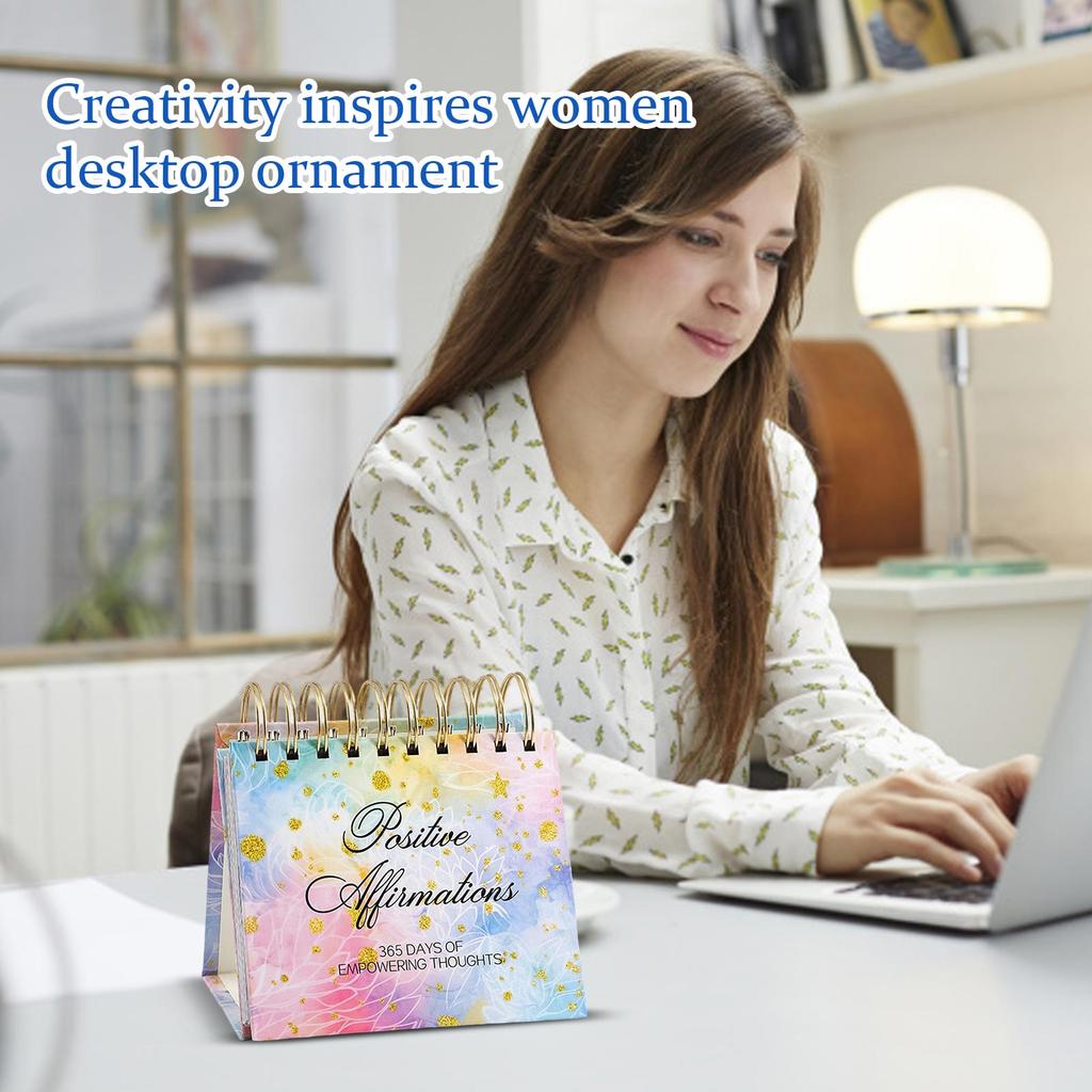Creative Inspiration For Women's Desktop Ornaments, 365 Day Calendar, Perpetual Calendar