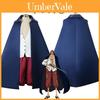 One Piece Shanks Cosplay Kostuum Mantel Outfit voor Kinderen en Volwassenen Kerst Carnaval