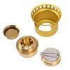 Spirit Burner Copper Windproof Portable Aluminium Alloy Alcohol Backpacking Stove for Camping Picnic