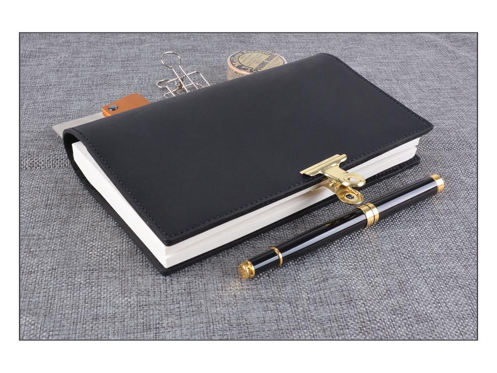 Genuine Leather A5/A6/B6 Notebook Cover - Top Layer Vegetable Tanned Protective Envelope Case