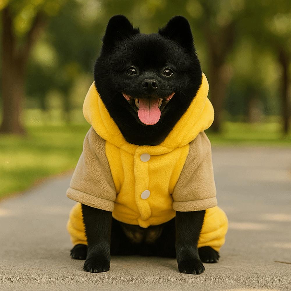 Windproof Winter Pet Clothes Warm Dog Four-Legged Clothes Puppy Onesie Dog Pajamas  Outdoor