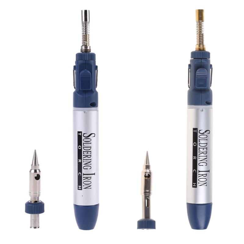 

3in1 Gas Soldering Iron Cordless Welding Torch Solder Tool Electric Gas Soldering Iron Tools