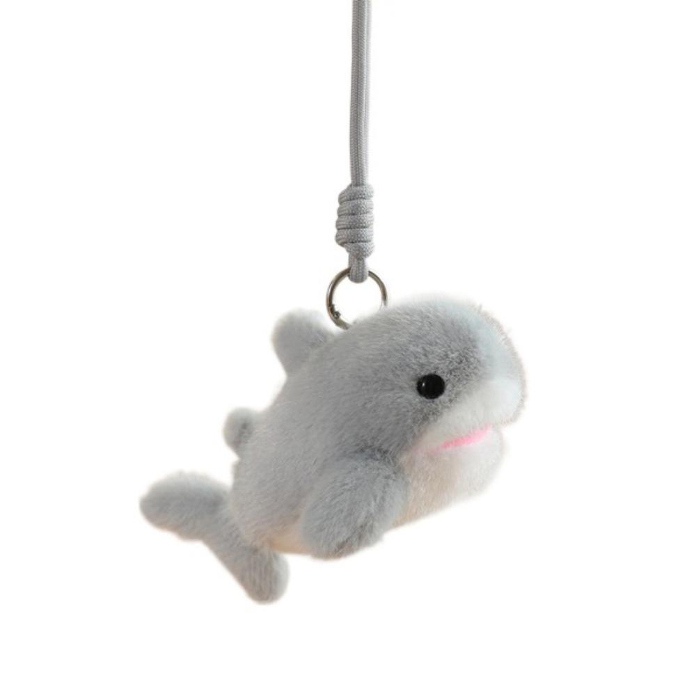 Ocean Animal Dolphin Plush Doll Keychain Plush Doll Key Rings  Kids Birthday Christmas
