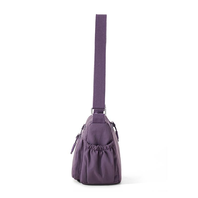 Nylon Große Kapazität Leichte Damen Umhängetasche Muttertasche Einfarbige Crossbody Tasche