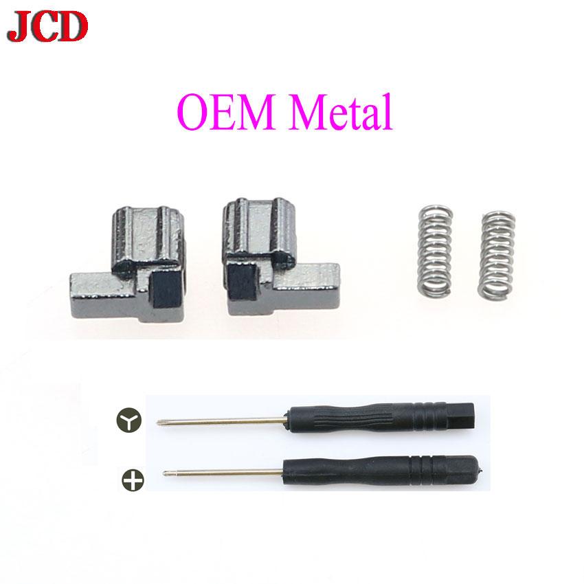 JCD Left Right Slider Buckle OEM Metal Lock Latch Bracket for Nintend Switch Joy-Con Loose Repair Tool Parts NS Controller