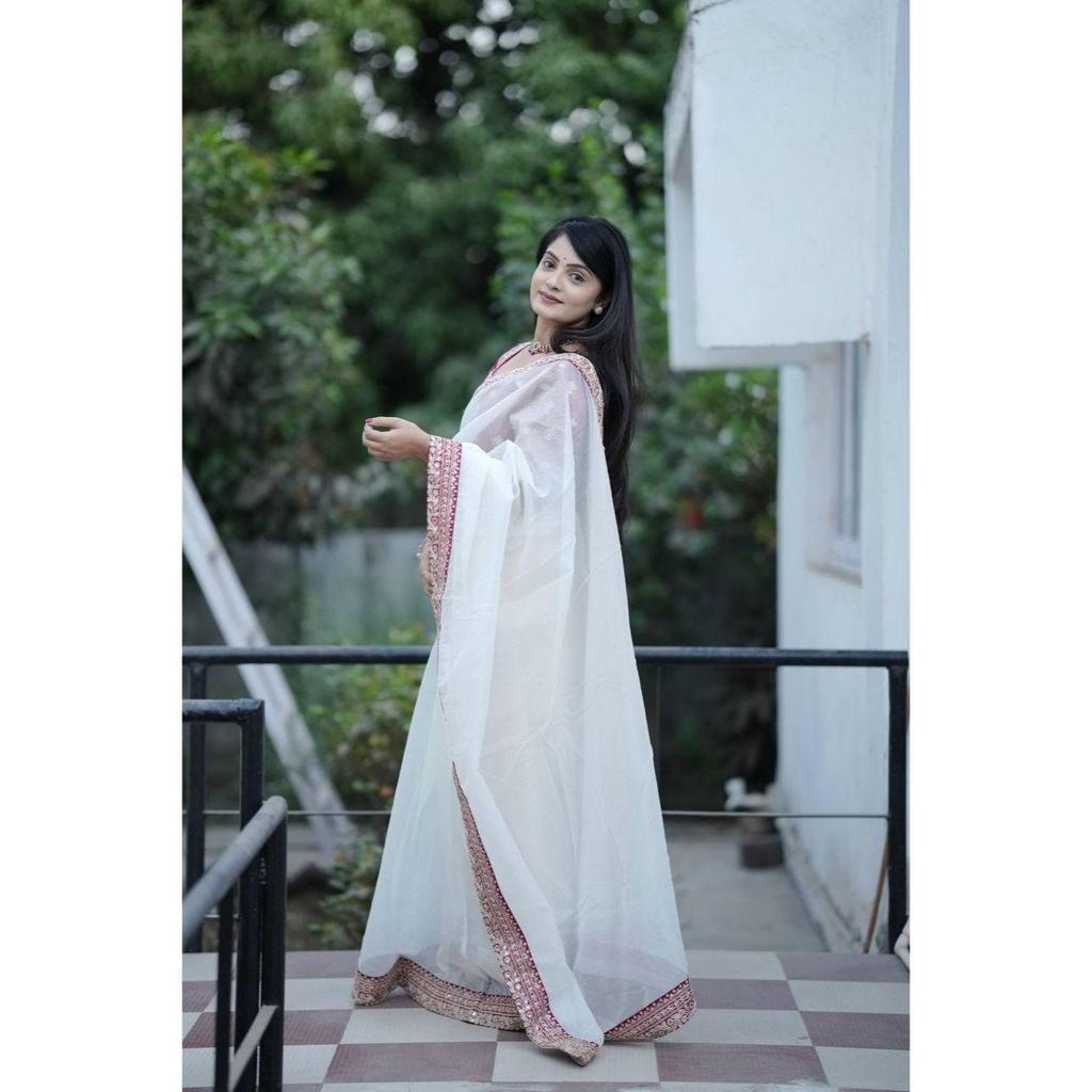 NEUER START – BANARASI CRUSH DESIGNER-SAREE