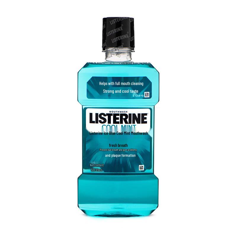 Listerine Ice Blue Fresh Mouthwash (3 x 500ml)