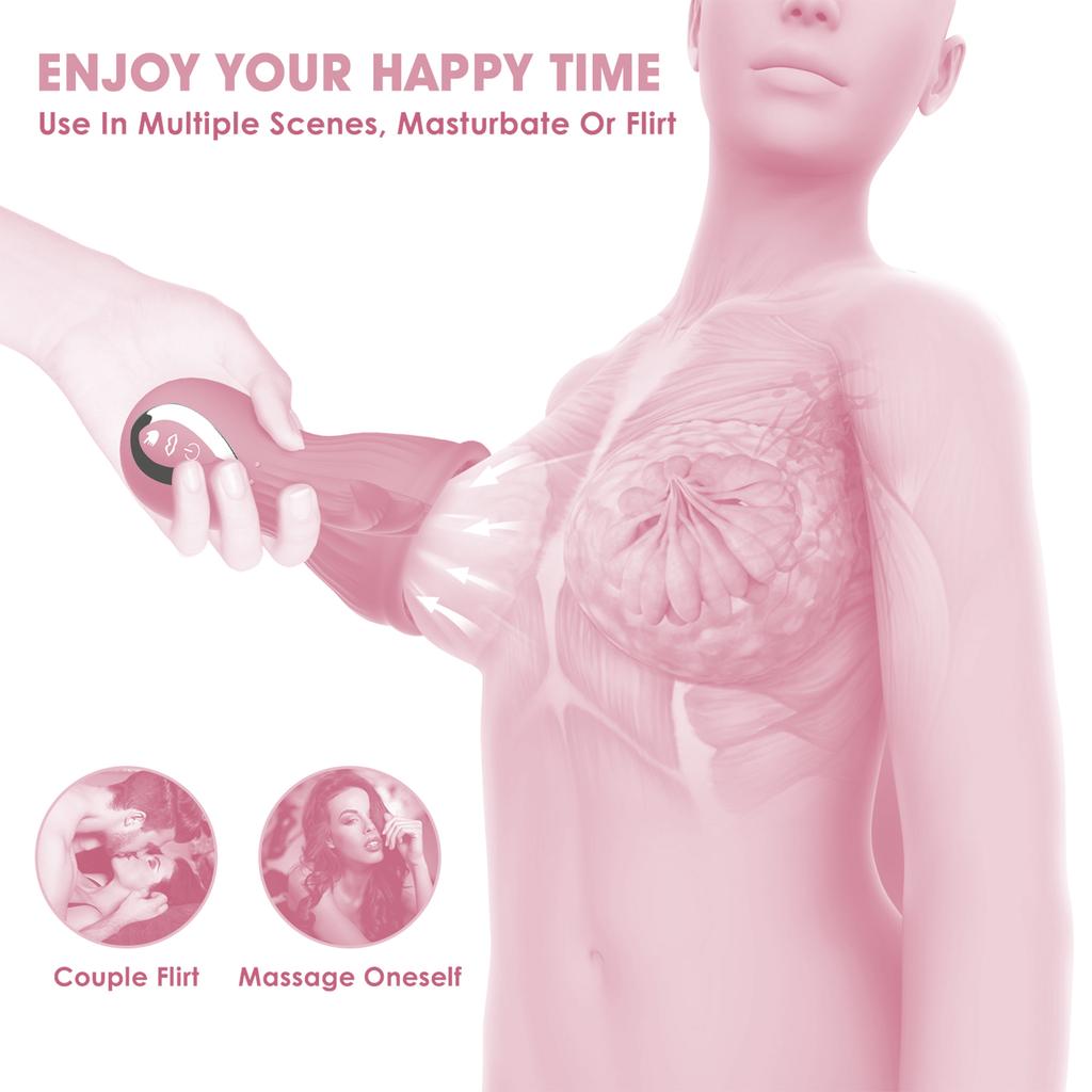 Clitoral Breast Vibrator Sucking Licking Tongue Sex Toy for Women Nipples Vagina Stimulator Orgasm Powerful Blowjob Stimulation