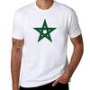 Kingdom Of Morocco Flag Morocco Flag Maroc Moroccan Flagred Flag Of Morocco And Green Star Tshirt