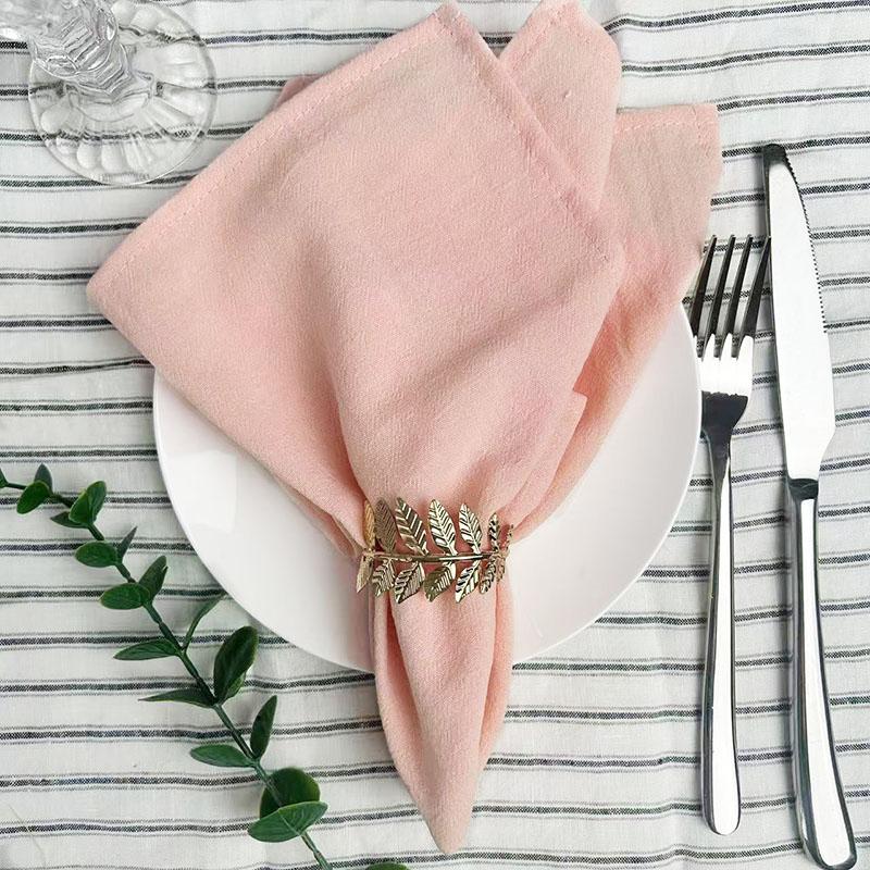 6pcs Cotton Cloth Napkins Summer Dinner Table Napkins Cloth Washable 16"×16"For Wedding Baby Bridal Shower Birthday Garden Party