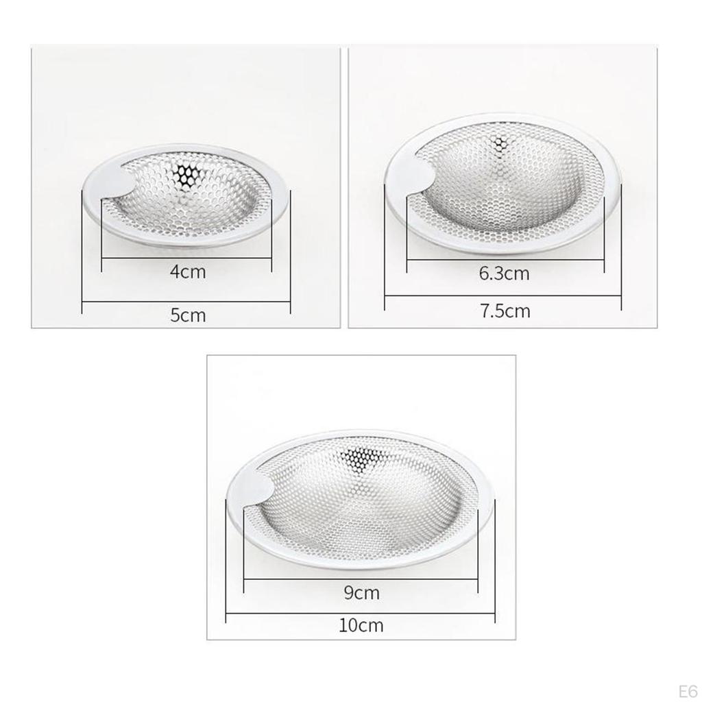 Durable Stainless Steel Sink Strainer for Home and Kitchen Drainage